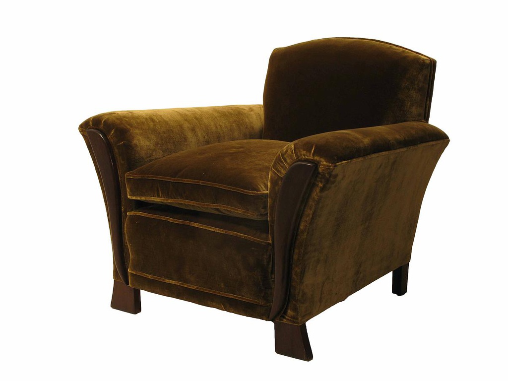 ELG Club chair - velvet